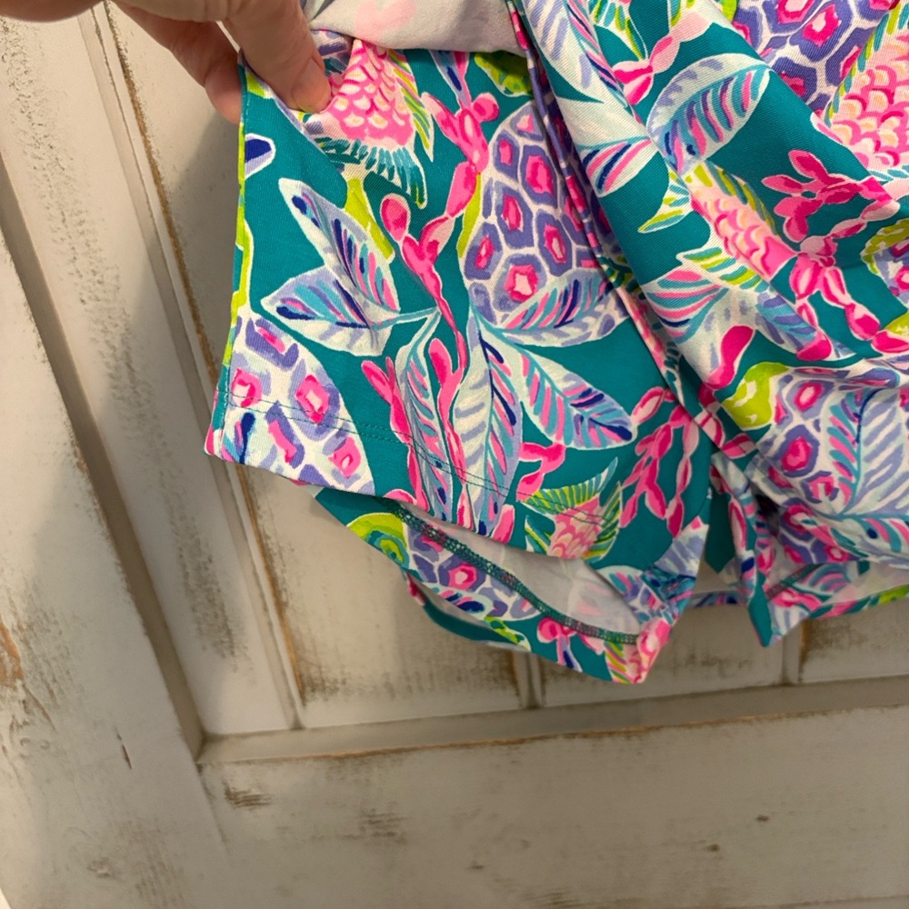 Lilly Pulitzer. Lana Skort Romper. - Picture 3 of 9